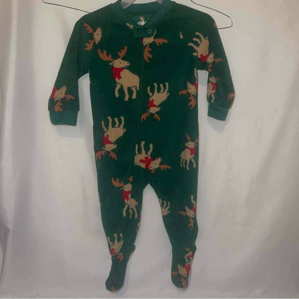 Carter’s Baby One Piece Pijama Size 12 Month color Green New without tag